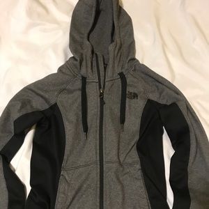 North face zip up hoodie